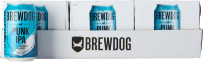 BrewDog Punk IPA tray met 24 blikjes van 33cl